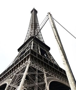 Low angle view of suspension bridge
