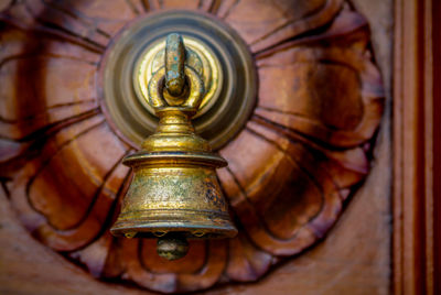 Door bell at temple