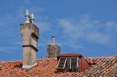 Low angle view of building against sky