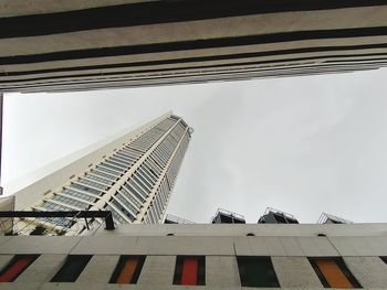 Low angle view of buildings against sky