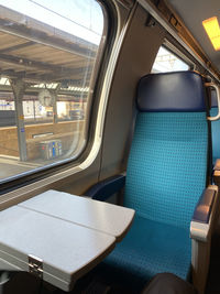 Interior of train
