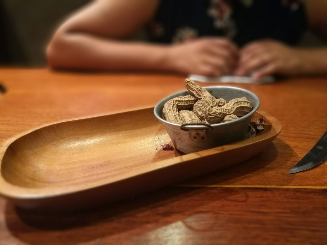 table, indoors, close-up, one person, people, day