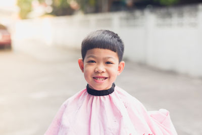 Portrait of smiling boy