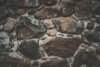 Full frame shot of stone wall