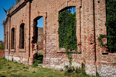 Low angle view of old building