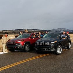 Cars on road