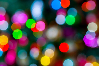 Colorful blurry lights background. abstract closeup background