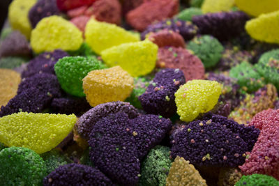 Full frame shot of multi colored candies