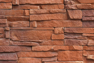 Fake stone wall, plastic panel imitating natural slab wall brickwork