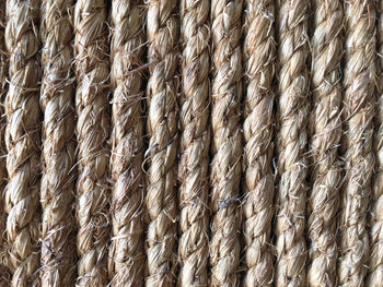 Full frame shot of ropes