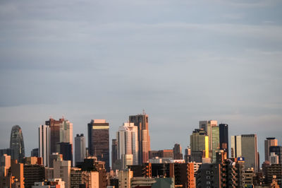 Skyscrapers in city