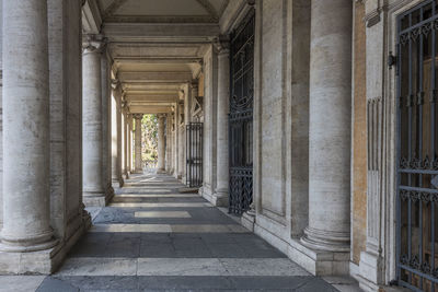 Corridor of an ancient building