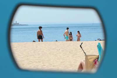 People on beach