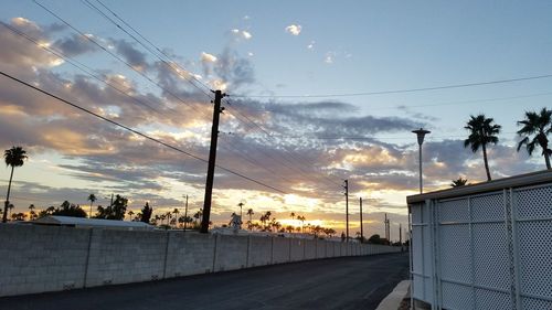 Panoramic view of sky at sunset