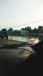 Car on road