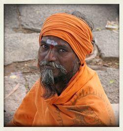 Portrait of young woman