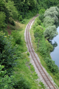 Old railroad curve near ozalj, croatia