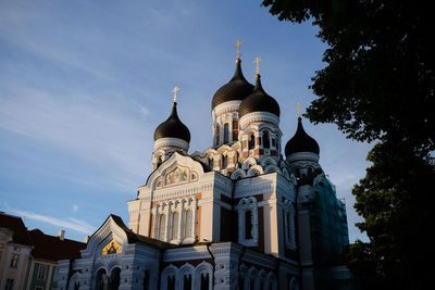 Low angle view of cathedral against sky