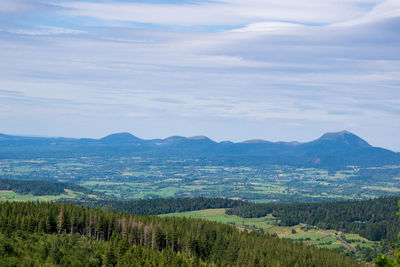 Scenic view of landscape against sky