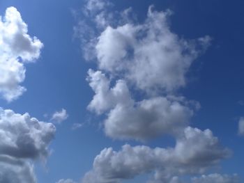 Low angle view of cloudy sky