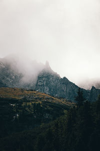 Scenic view of mountains 