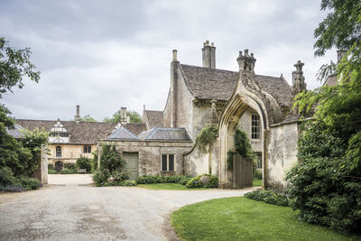 Lacock abbey in the village of lacock, wiltshire, uk