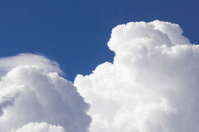 Low angle view of clouds in sky