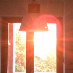 Close-up of red object on white surface