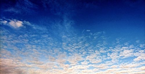 Low angle view of clouds in sky