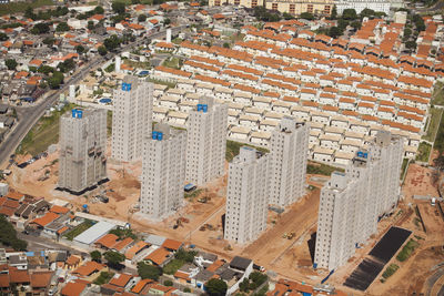 Sao paulo brazil city aerial tiete river. view. high quality photo