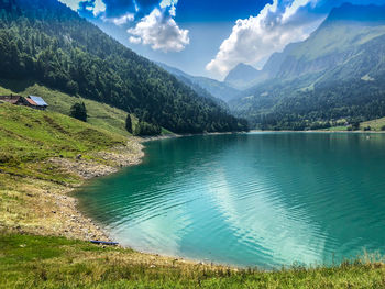 Scenic view of landscape against sky