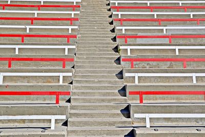 Full frame shot of bench