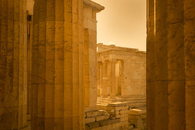 Nike temple seen from the propylaea 