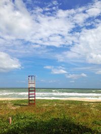 Lifeguard hut on beach
