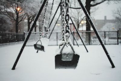 Snow covered landscape