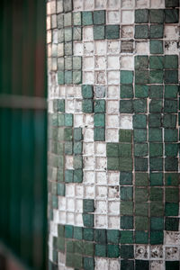 Full frame shot of tiled wall