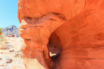 View of rock formation