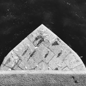 Close-up high angle view of water