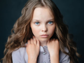 Close-up portrait of girl