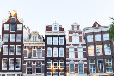 Low angle view of buildings against sky