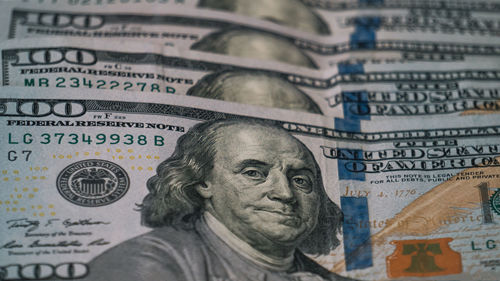 Close-up of a painting on paper