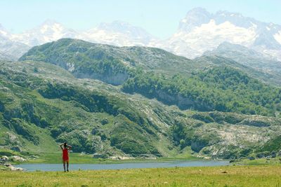 Scenic view of mountains