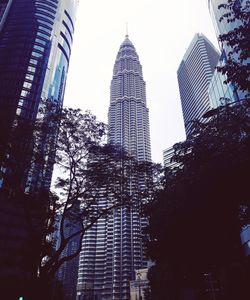 Low angle view of buildings against sky