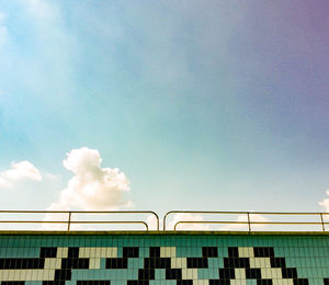 Low angle view of building against sky