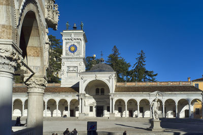 16, junary, 2015 - udine, italy  historic buildings at the central plaza in udine italy,