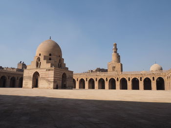 View of historic building against clear sky