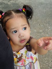 Portrait of cute girl