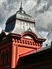 Low angle view of building against sky