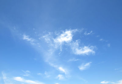 Low angle view of clouds in sky