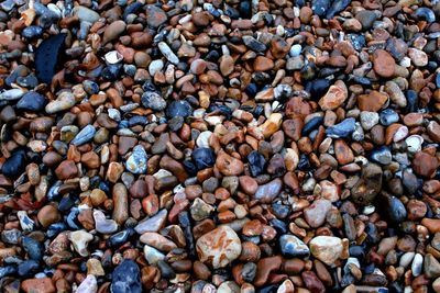 Full frame shot of pebbles